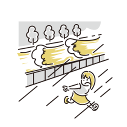 自然災害のイラスト