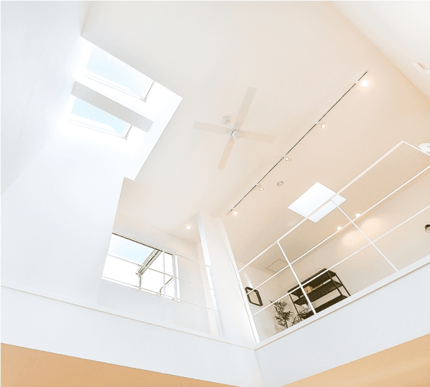 空から注ぐ明かり