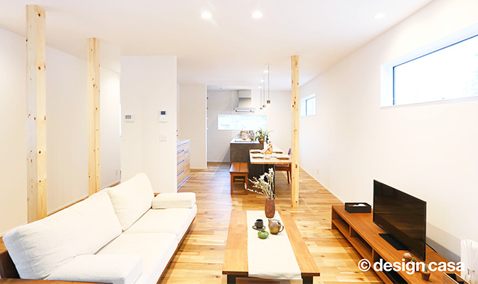 変形地を生かしたデザイン性の高い家