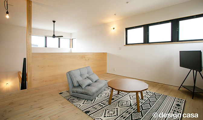 木のオシャレな家